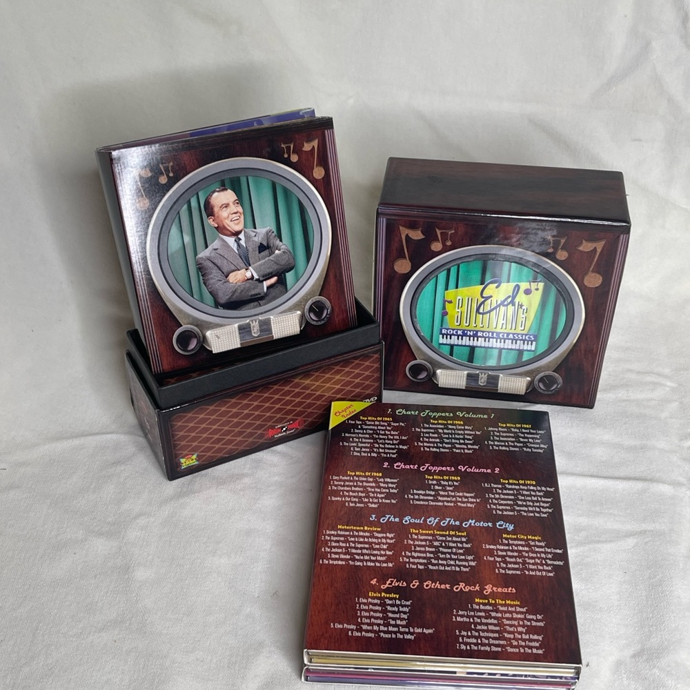 Ed Sullivan - Rock N Roll Classics (DVD, 2002, 9-Disc Set) RARE